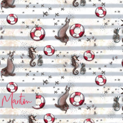 Bio Jersey Lillestoff - Maritim